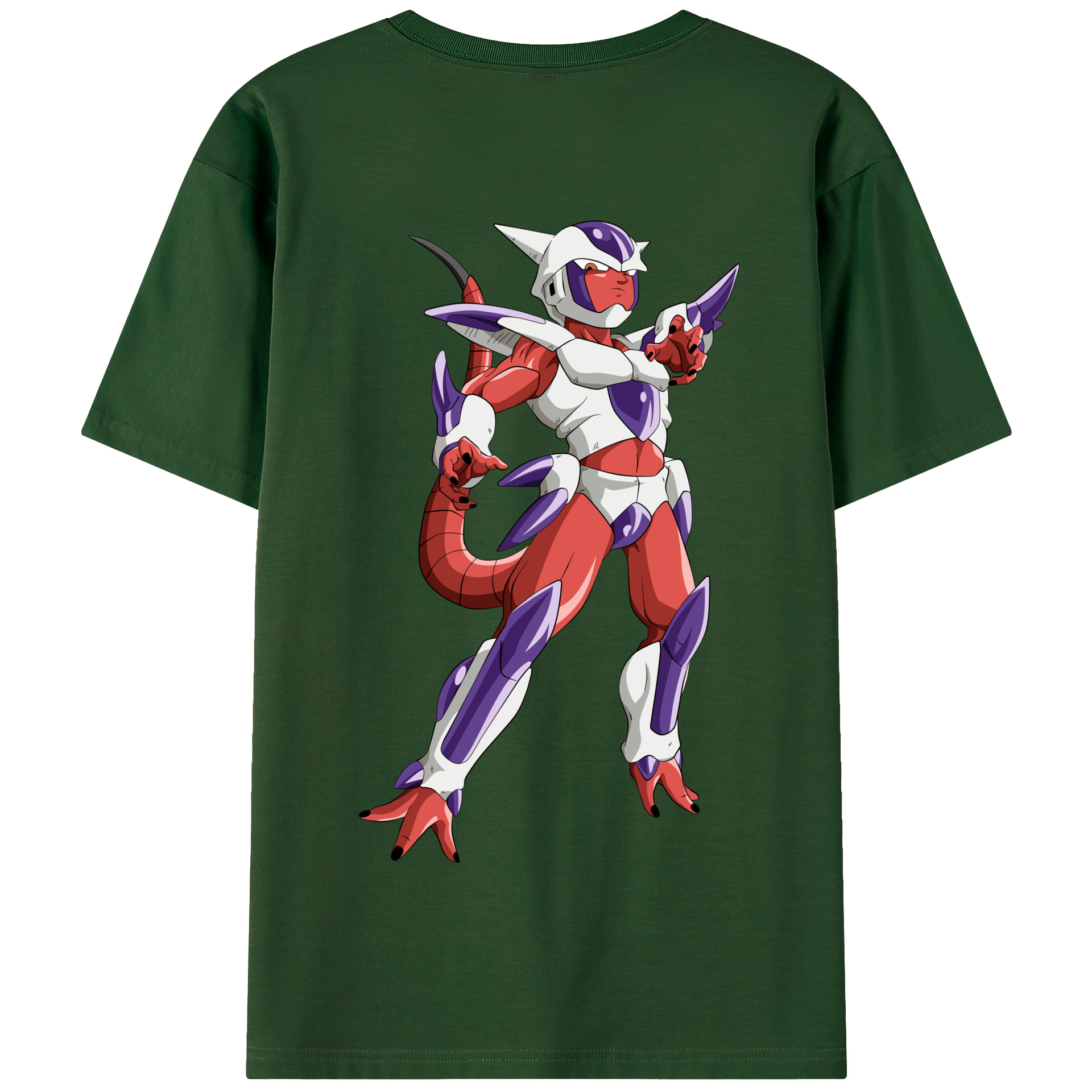 （画像用） ドラゴンボール フリーザ DRAGON BALL Frieza 綿100％半袖Tシャツ（背面プリント）
